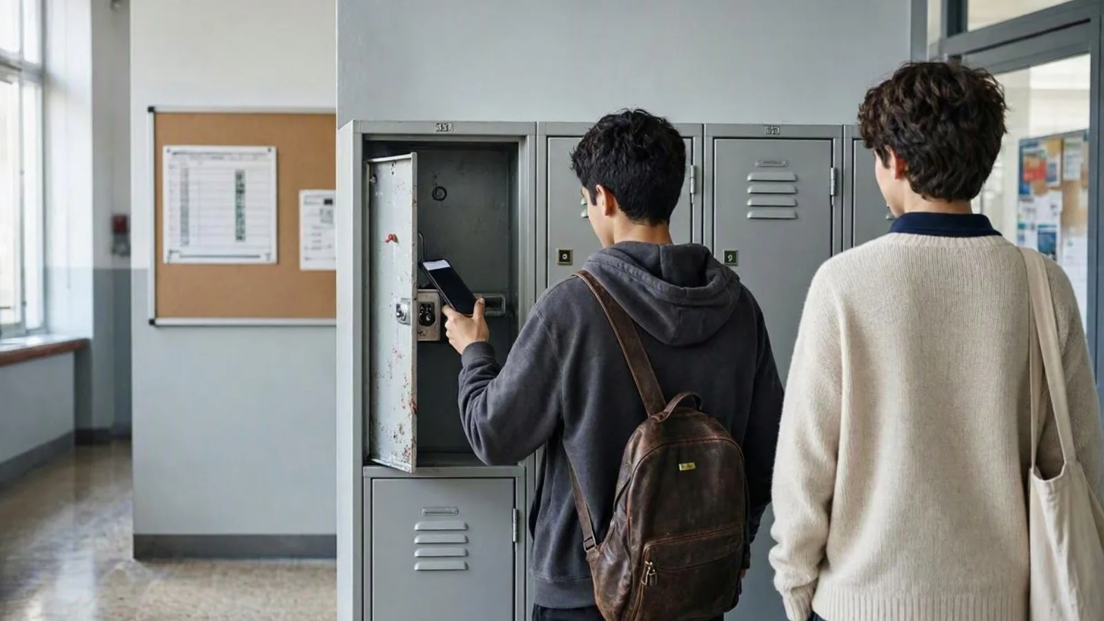 Smartphone in classe, al Parini di Milano parte il blocco negli armadietti
